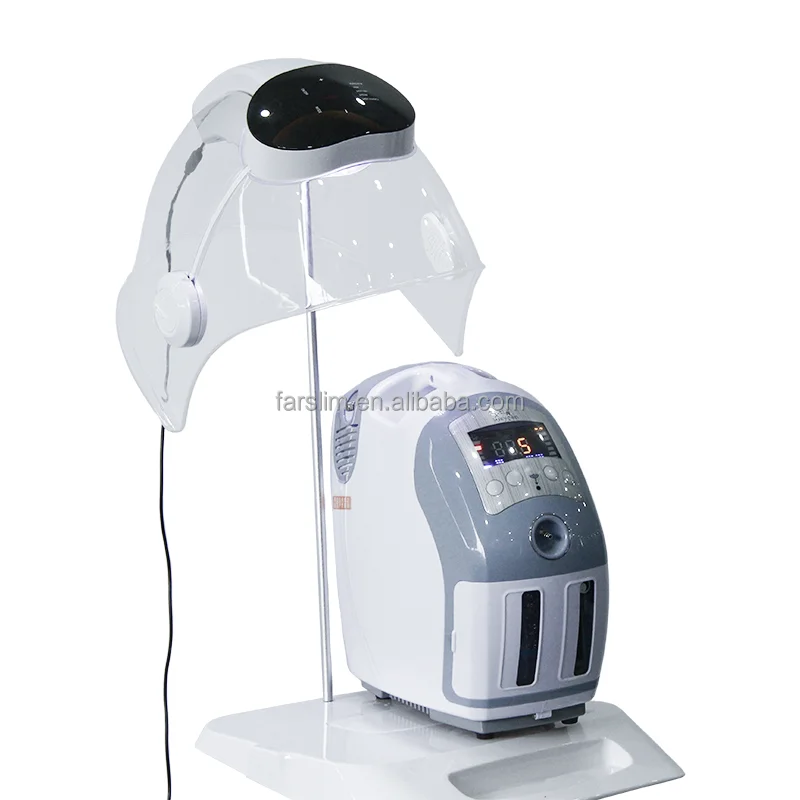 Professional Oxygen Jet Anti-aging LED Facial Beauty Instrument oxygen Face Dome led Oxygen Facial Mask