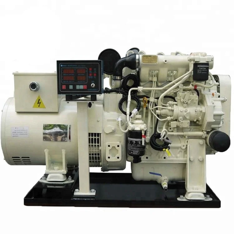 China low noise 30KVA small alternator ship 250kw 10kw diesel boat marine generator 1000kva
