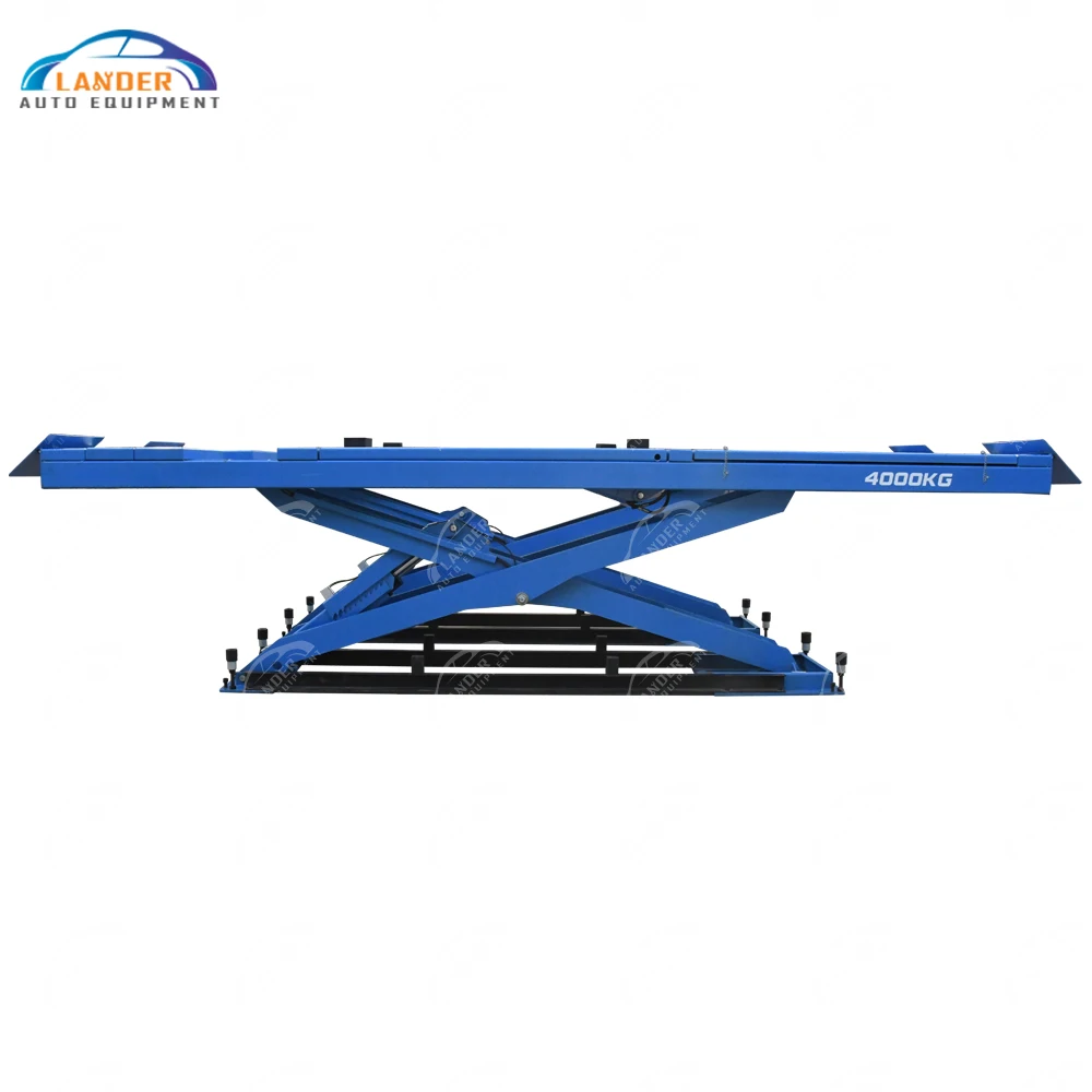 4000kgs Full Rise CE Cheap Hydraulic Car Alignment Scissor Lift Hoist Machine for Repair Shop