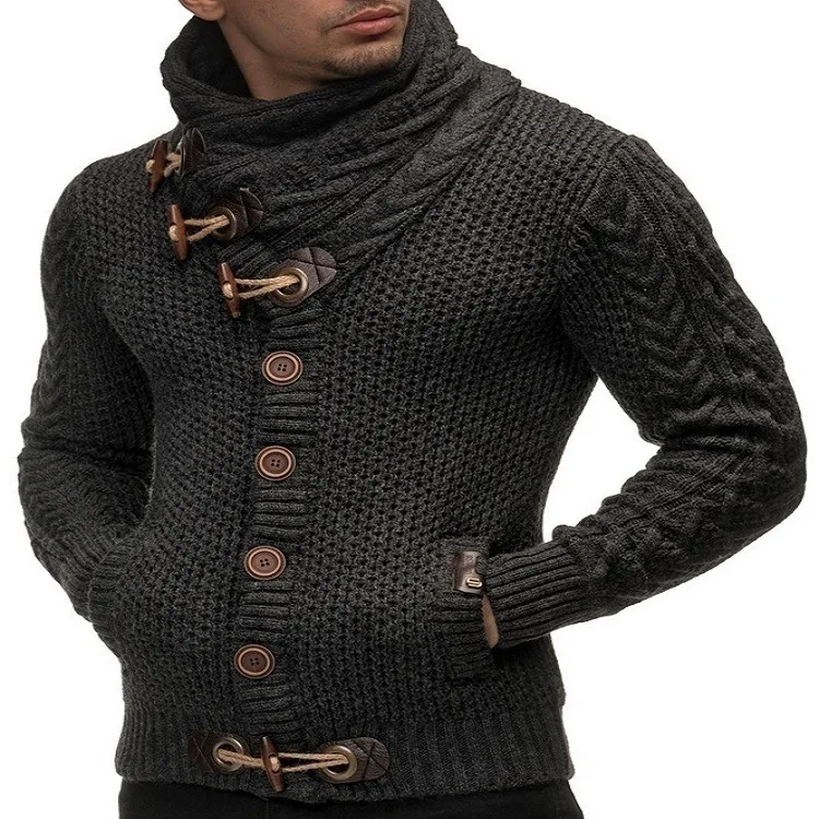 
Black Man Knitted Sweater 