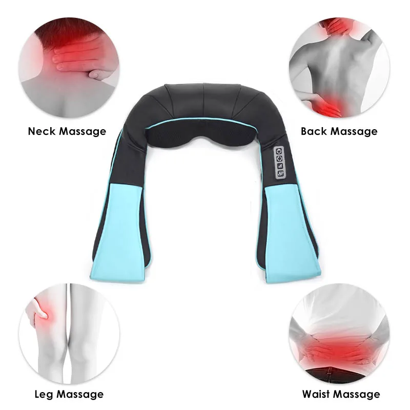  Neck And Back Massage Machine Deep Tissue Shoulder Wireless Shiatsu Cervical Massager