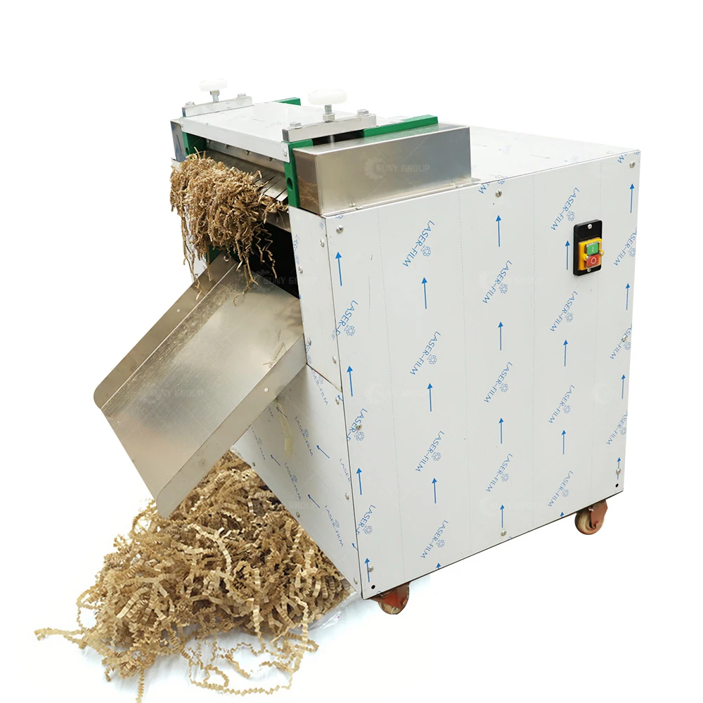 Two Function Wrinkle Paper Cutting Machine For Making Paper Strips