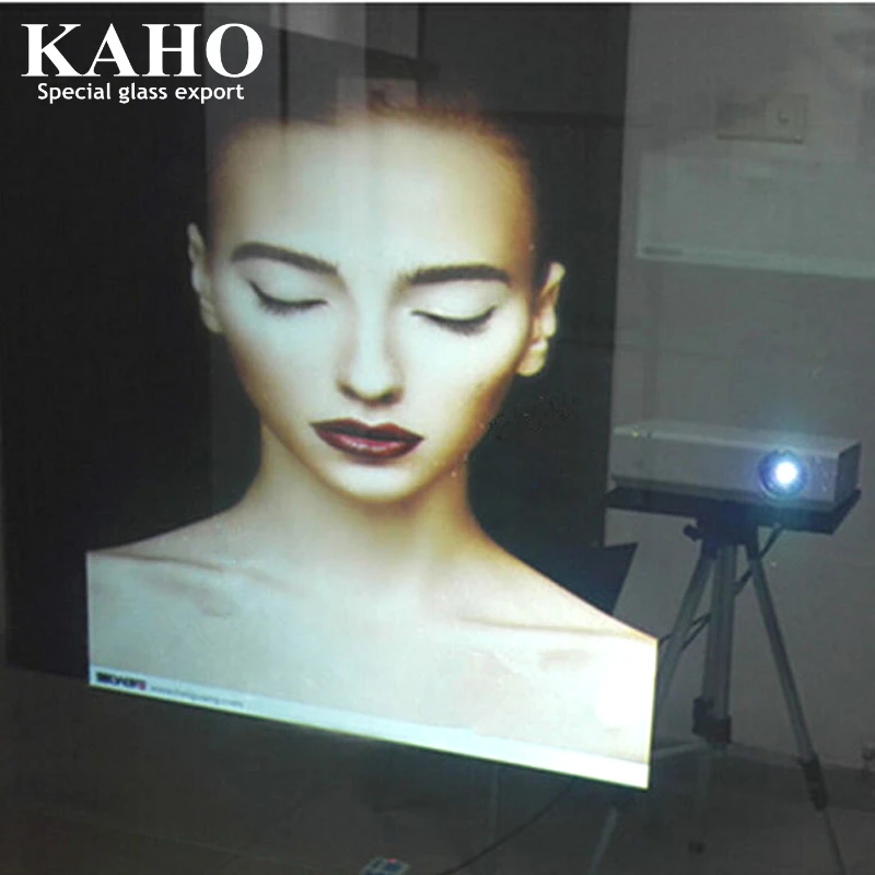 Self Adhesive Transparent Lamination 3D Rear Projection Screen Holographic Window Film