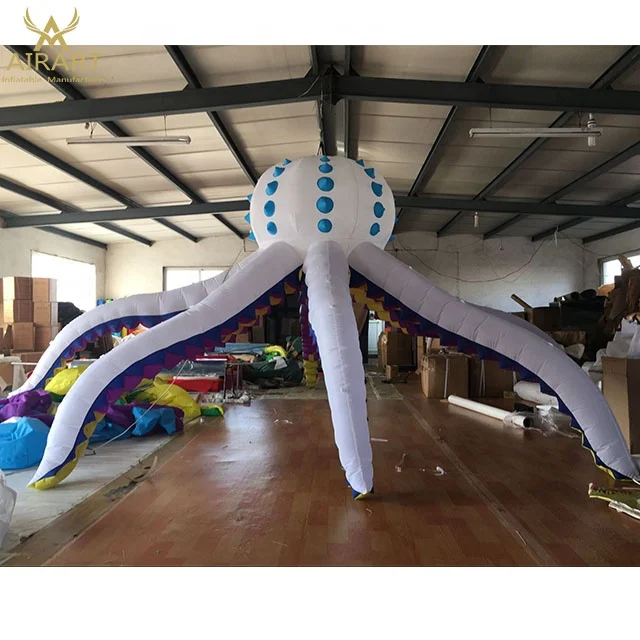 Crazy scary big inflatable octopus, inflatable octopus animal for stage