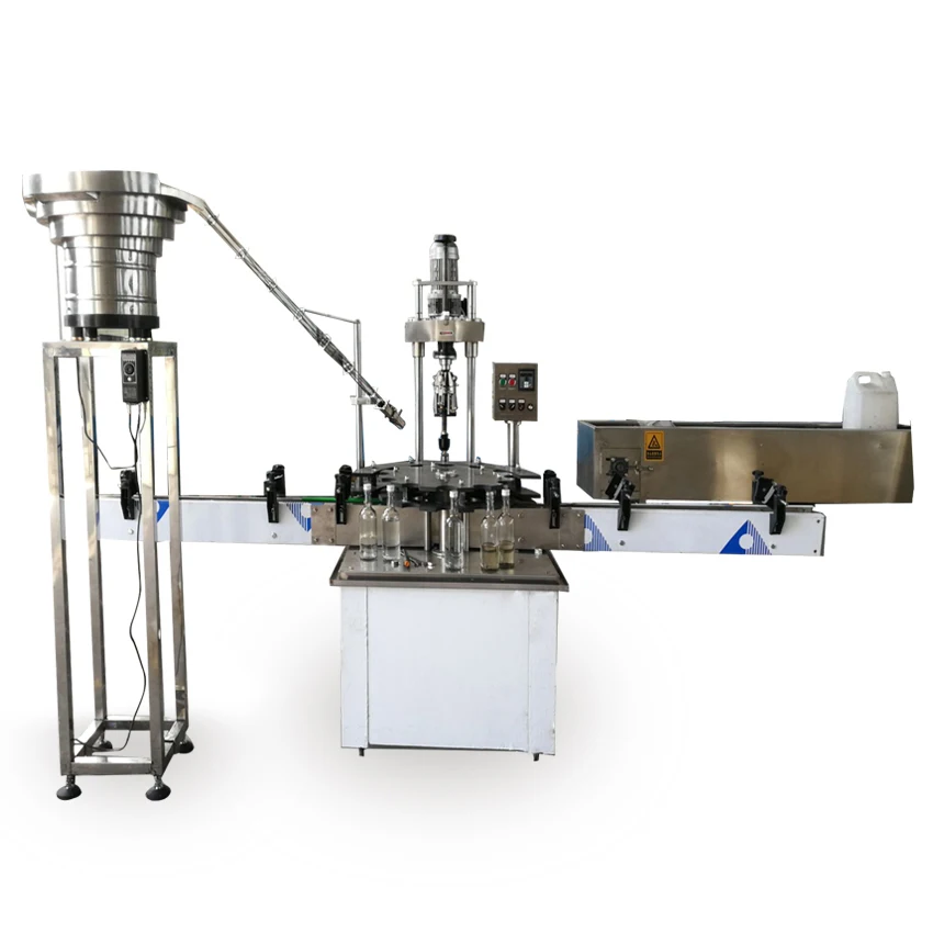 Automatic glass bottle capping seal close the bottle capping plastic bottle capping sealing machine