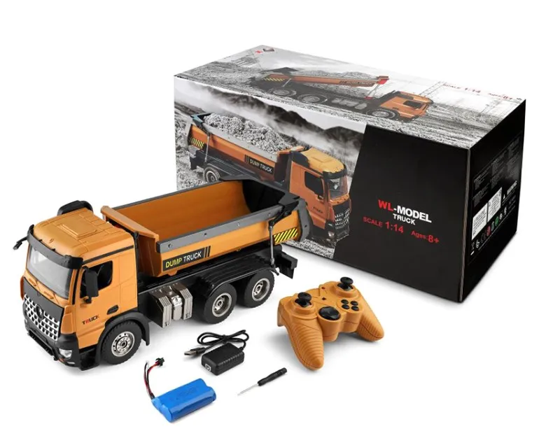 HOSHI Wltoys XK 14600 Радиоуправляемый автомобиль масштаб 1:14 Электрический сплав металла грязь песчаный самосвал здание радио управление строительный грузовик