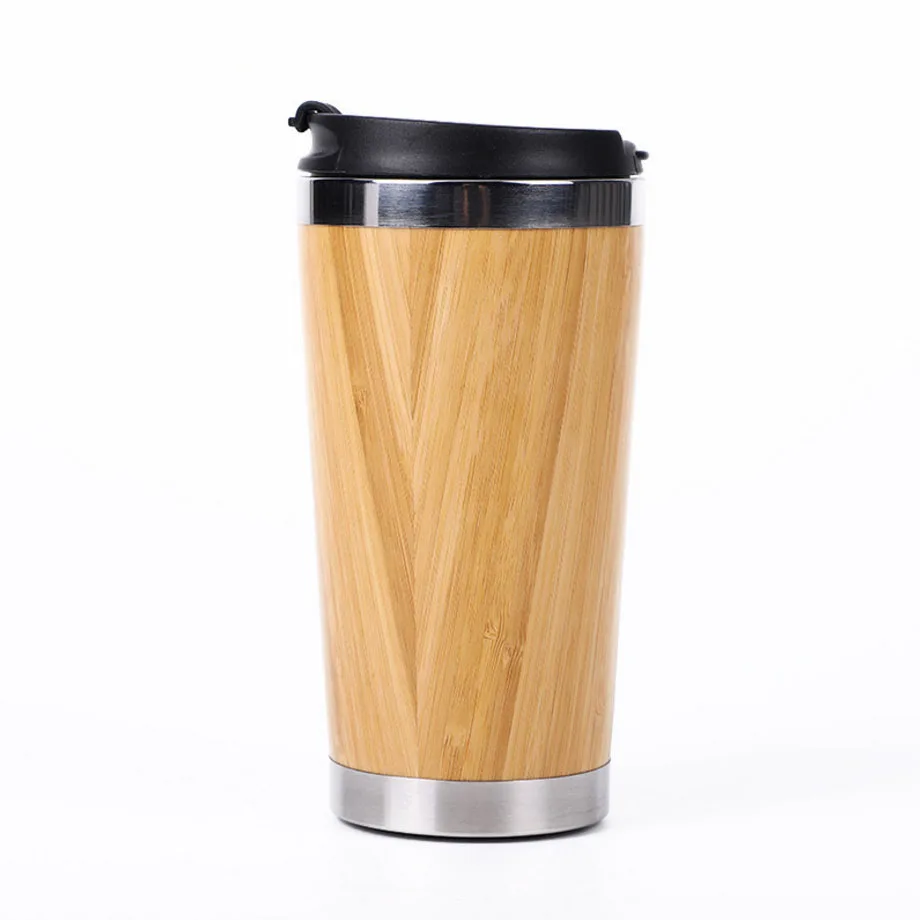 450ml Bamboo Tumbler Coffee Travel Tumbler Mug Bamboo Travel Coffee Mug