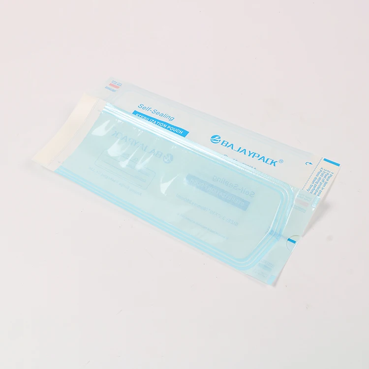 Self Sealing Sterilization Bag For Oral Beauty Salon Drum Type Medical Steam Sterilization Packaging Bag