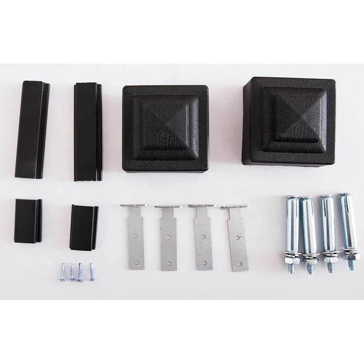 Садовый деревянный пластиковый композитный WPC забор аксессуары из алюминиевого сплава