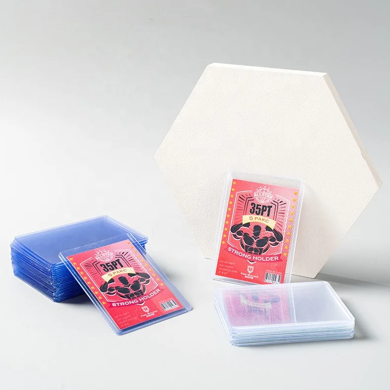Hot sale ultrapro toploader 3x4inch 35pt pvc sports card holder for game cards