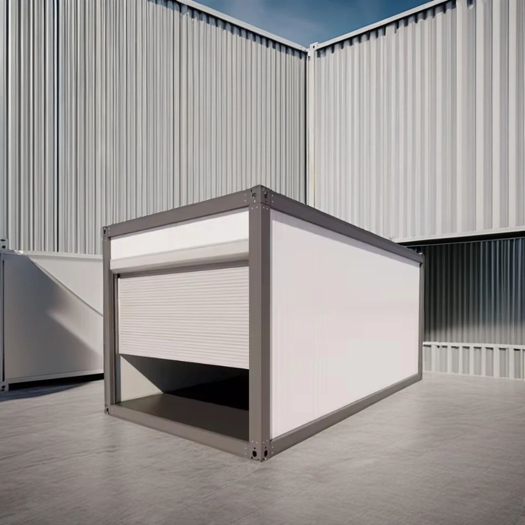 20ft Modern Design Living Modular Tiny Prefab Garage Flat Pack Container for Outdoor Use Made of Wooden Sandwich Panel Material