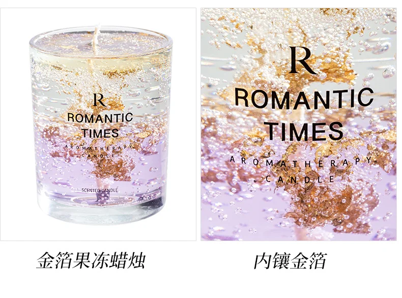 DRIED FLOWERS Wholesale 100% natural soy scented candle in glass candle jar with lid