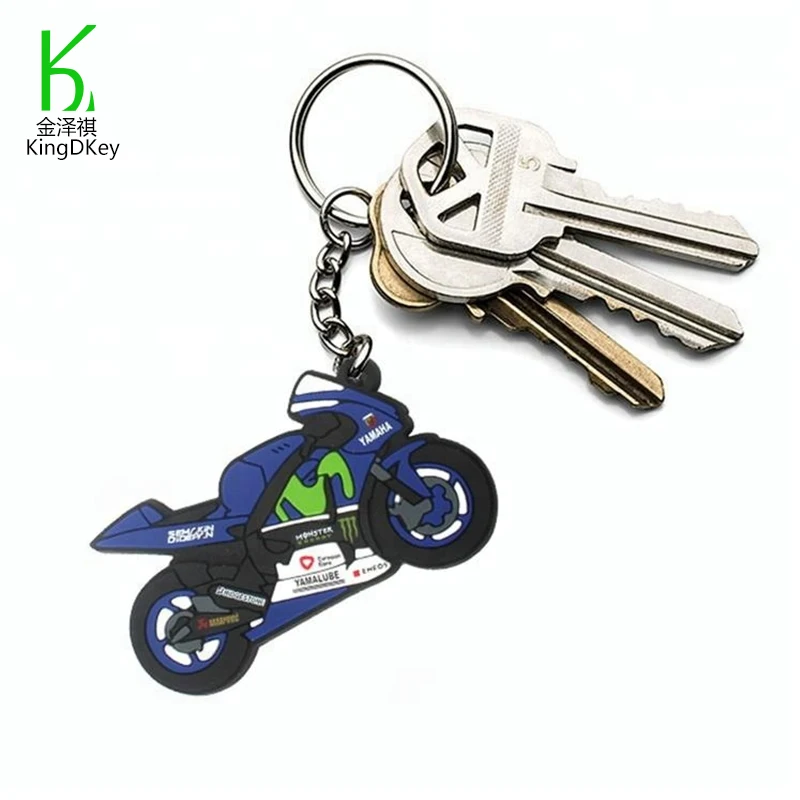 Изготовленный на заказ брелок для ключей из мягкого ПВХ Ktm 2d/3d в форме автомобиля оптом