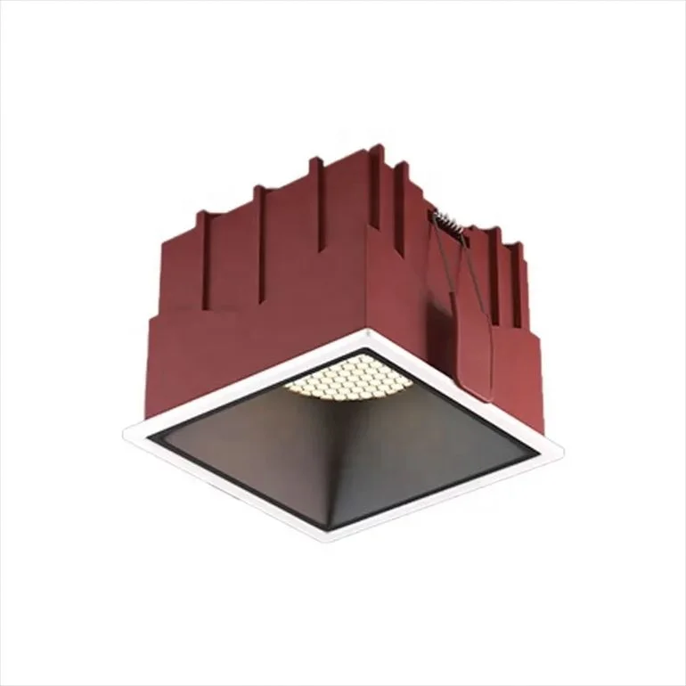 Cri 90Ra Recessed Smart Dimmable Ceiling Indoor Spot Light Hotel Cob Round Square Led Downlight Spotlight