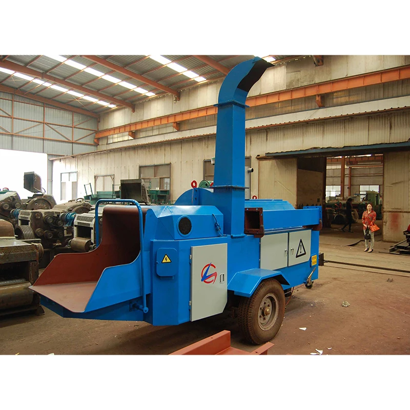 China Manufacturer Price Hydraulic Wood Shredder Chipper Silent