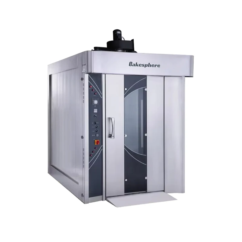 32 Trays Rotating Rack Oven Bakery Rotary Oven Electric Oven for Bread Baking Bakery Equipment Baking Machines