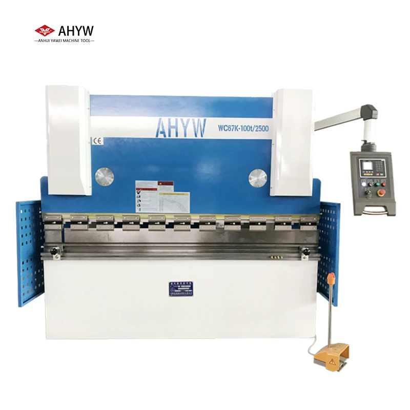 Hydraulic Sheet Metal Press Brake Bending Machine 100T2500 E21