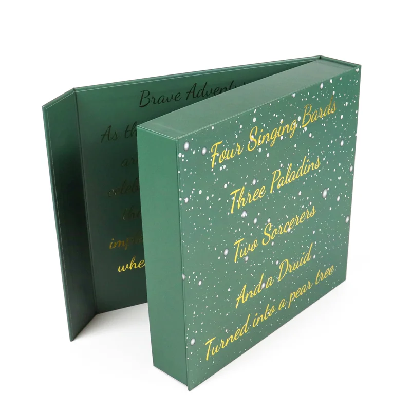 crown win custom special design 12 days wholesale blind surprise  advent calendar 25 days luxury gift paper box