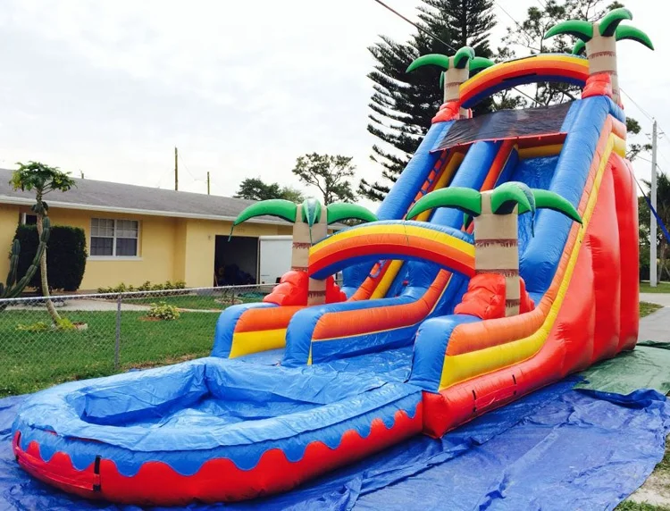 attractive buy big water slides for sale with splash pool