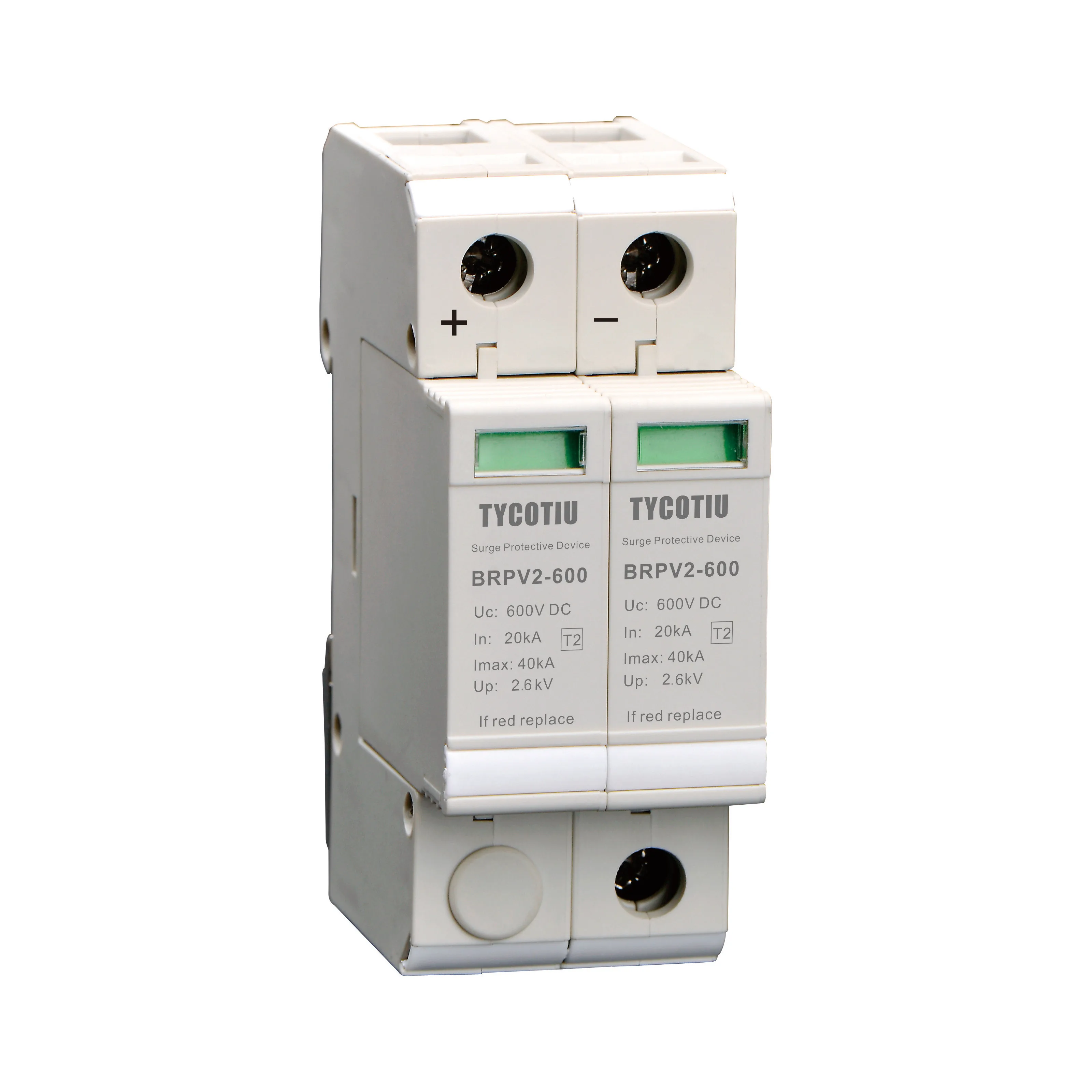 Tycotiu BRPV2-600 600v гром рампы Американская классификация проводов 2р система питания от солнечной энергии pв устройство защиты перенапряжения постоянного тока сетевой фильтр СПД для