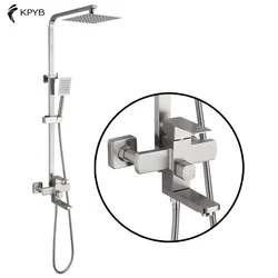 Multi Function Waterfall Types Of Bath And Shower Faucet Handles Bathroom Shower Set