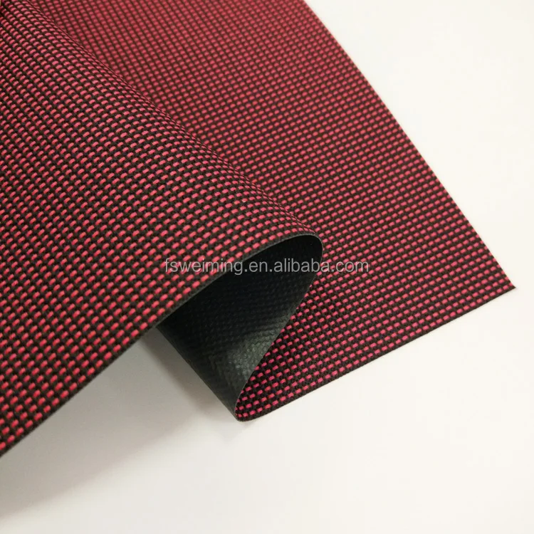 two tone fabric with pvc backing