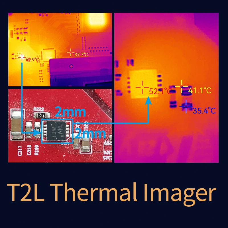 InfiRay T2L Powerful Mobile Phone Infrared Imaging Measuring Thermal Camera Set For Smartphones