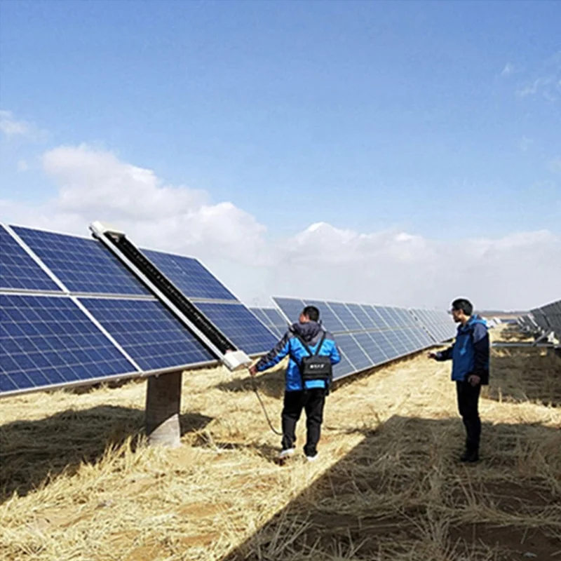 SOEASY automatic pv modules washing machine cleaning brush robot for solar panel