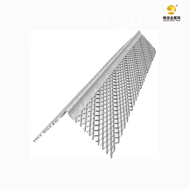 Factory Price Plastering Wall protection Stretch Stucco Expanded G.i Galvanized Steel Metal Drywall Angle Corner Bead for Sale