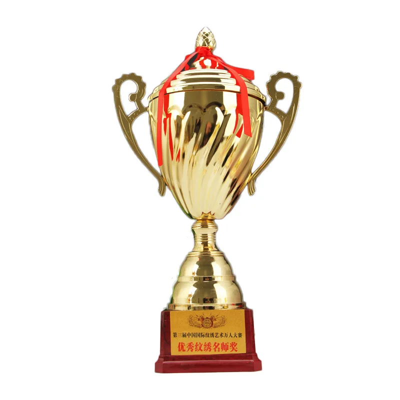 Спортивный сувенир JINZUN большой металлический золотой серебряный трофей наградный Кубок OEM/ODM