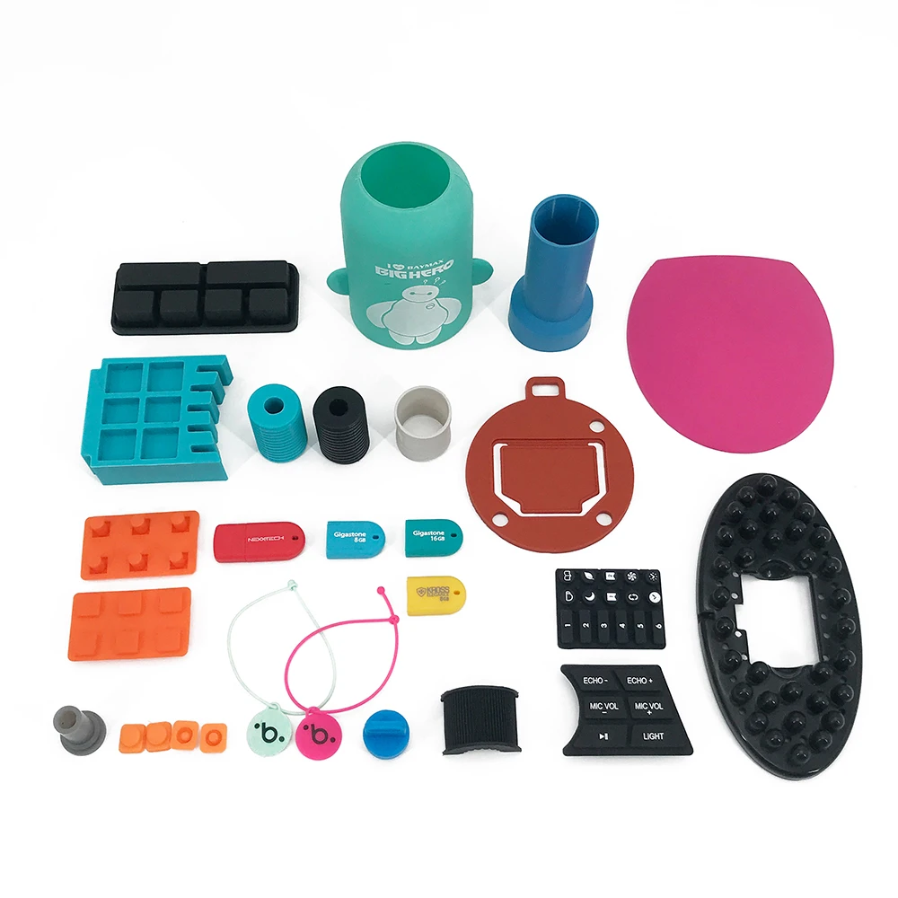 Индивидуальные Изделия из силиконовой резины для литья под давлением, специальные силиконовые резиновые детали