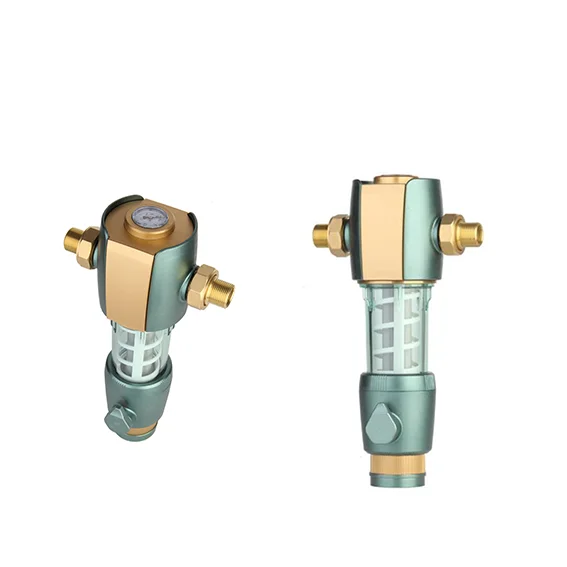 Family Stainless Washable Removing sediment mesh Filter with manometer