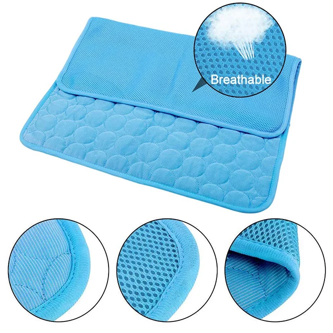 Honden koelmat High Quality Breathable Soft Dog Pet Cooling Mat Pad for Kennel Sofa Bed Floor Pet Cooling Mats Pad for Dogs