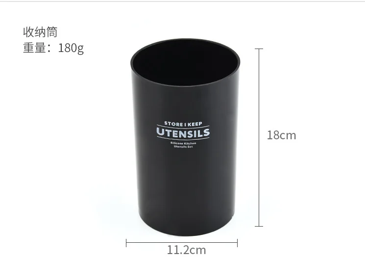 Нержавеющая сталь золотые ручки 9 шт. силиконовая кухонная утварь ложка Тернер набор с поддерживающей подставкой из ТПУ и пластика