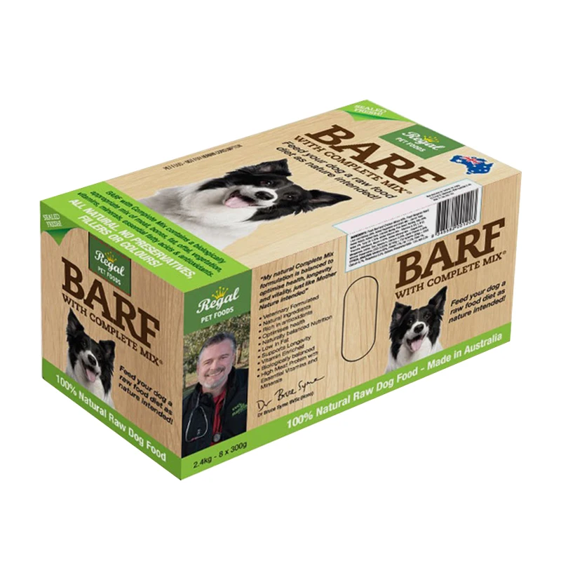 
Grain Free Nutrious Natural Frozen Raw Meat Dog Food with Vegetables 