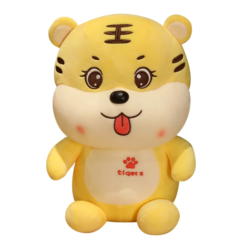 Factory wholesalehigh-quality customized Stuffed toy animala fluffy dollstigers