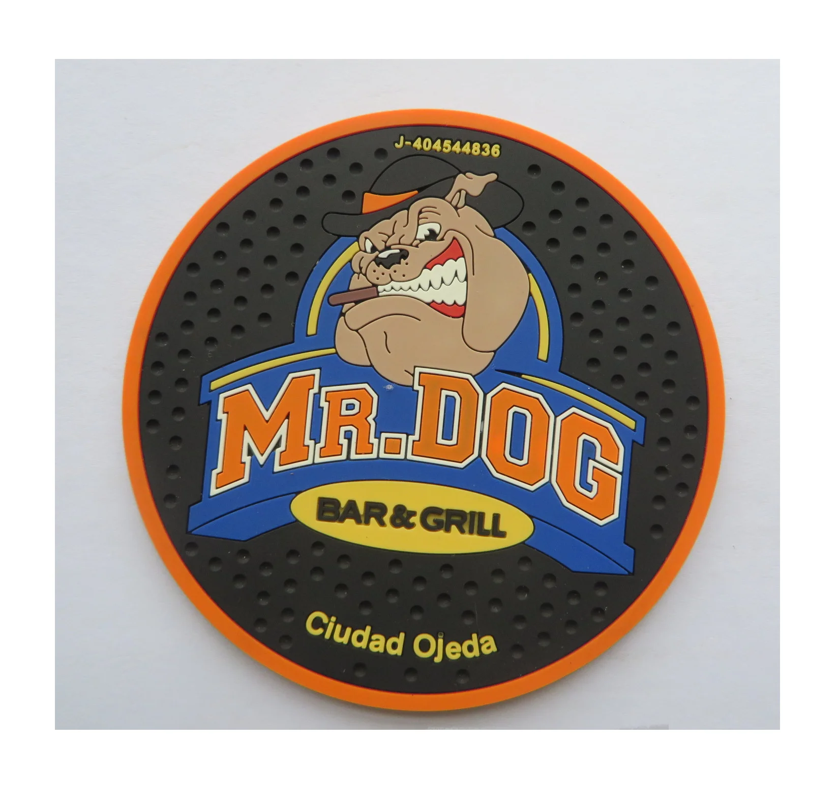 Wholesale Cheap Custom Printing Embossed Logo Mat Soft PVC Rubber Cup Coasters For Drinks