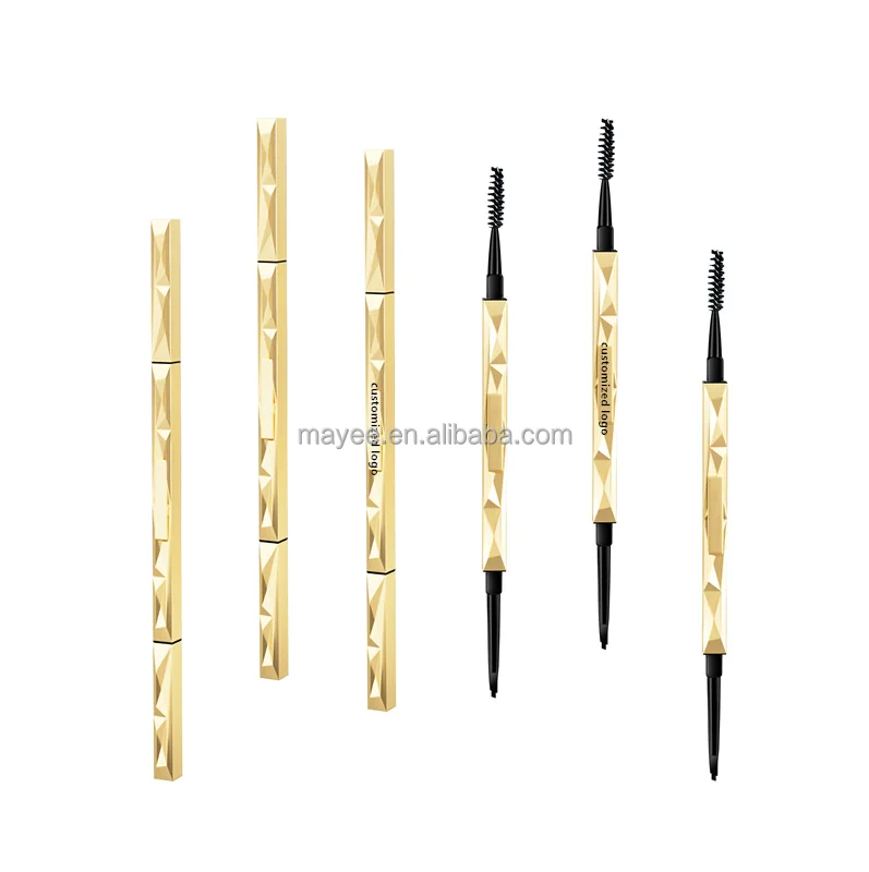 Make your own brand OEM 6 color private label eyebrow pencil