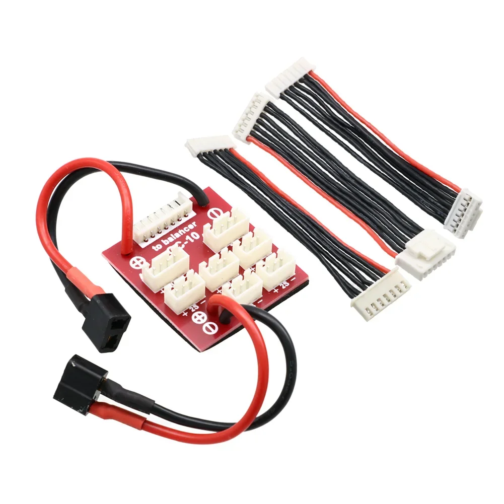 Rc Многофункциональный зарядный кабель 6S до 2*3S 3*2S 4S 2*2S LiPo 18650 Плата расширения зарядного устройства для IMAX B6 B6AC JST-XH