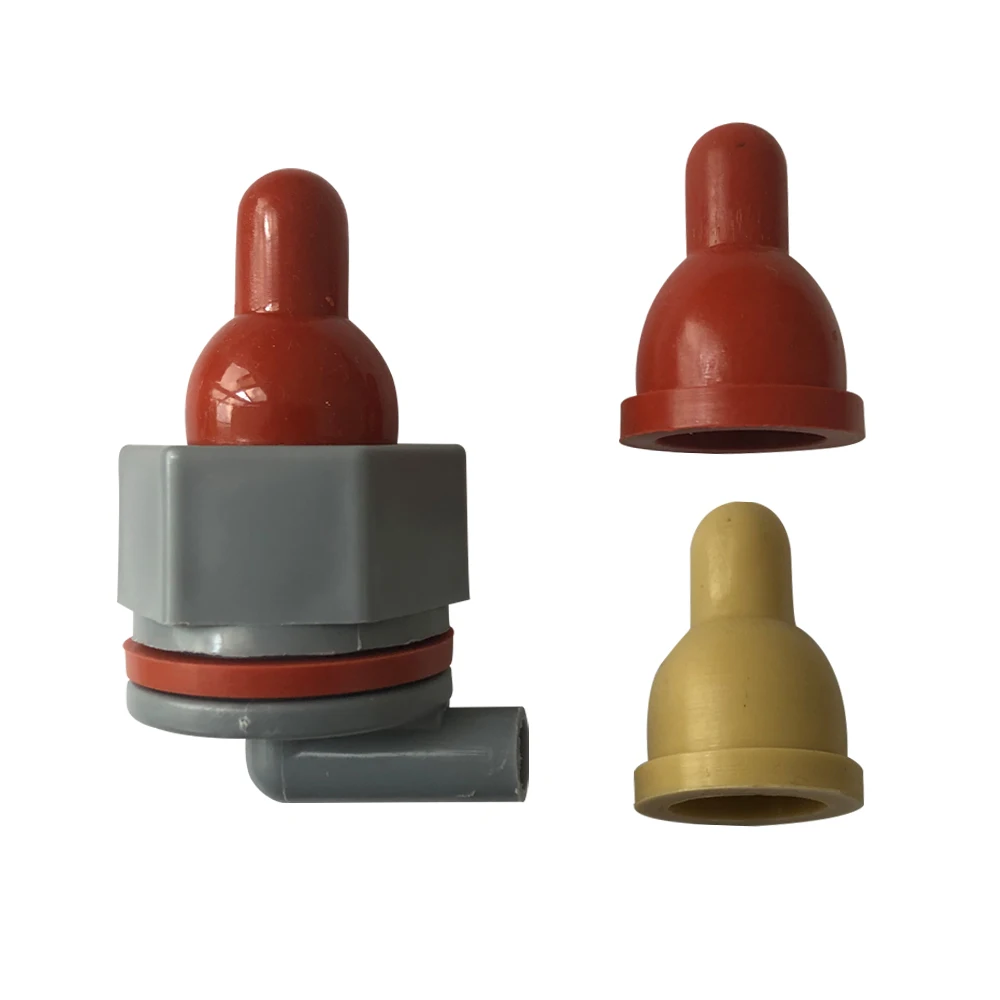 Animal Feeding Teats Nipples For Cow Cattle Sheep Calf Lamb Rubber Teat Feeder For Milk Bottle Bucket