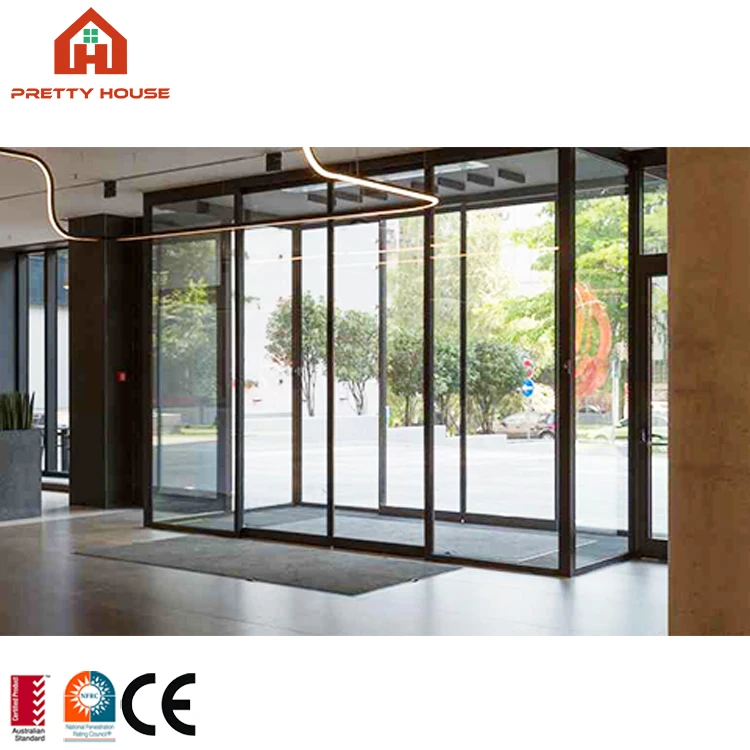 Philippines price 12 foot sound proof free sample aluminum sliding glass door