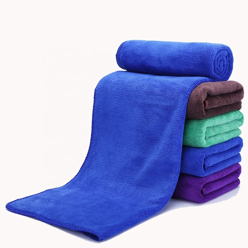 Manufacturer 35*75cm Custom Logo Microfiber Washcloth Hair Towel For Beauty Salons Microfiber Facial Hand Towels