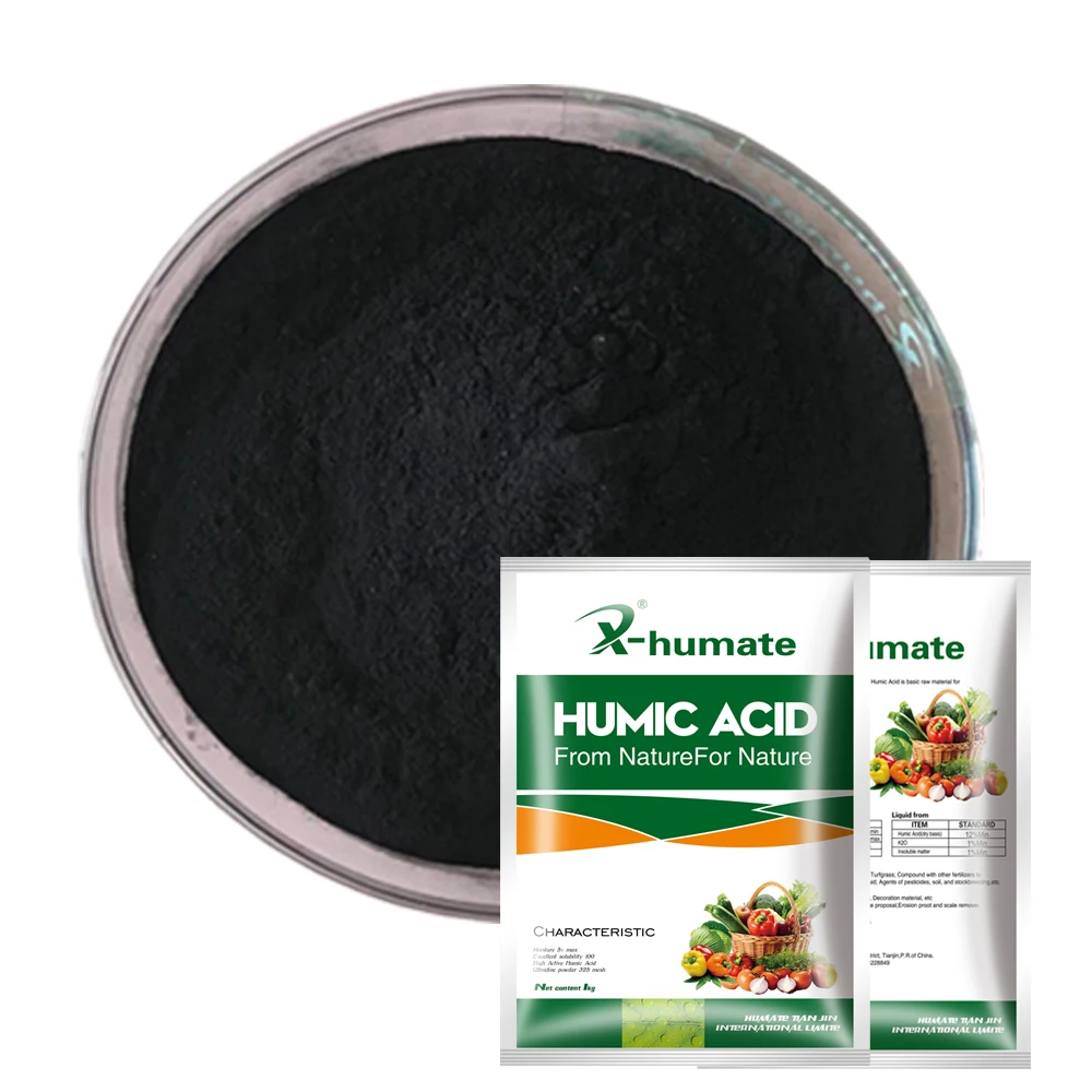 Ultrafine Humic Acid Powder 325mesh size X-Humate brand Humic acid 70% H100U