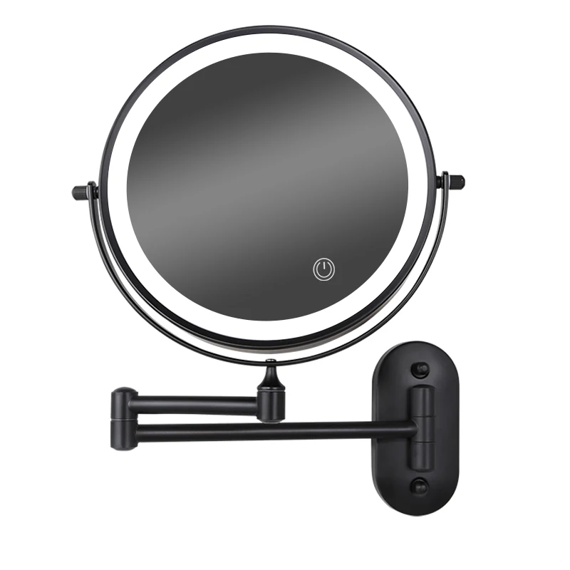 Hotel-Grade Double-Sided LED Bathroom Shaving Mirror 3X 5X Magnifying Cosmetic Makeup Mirror Shower Mirror Personalized
