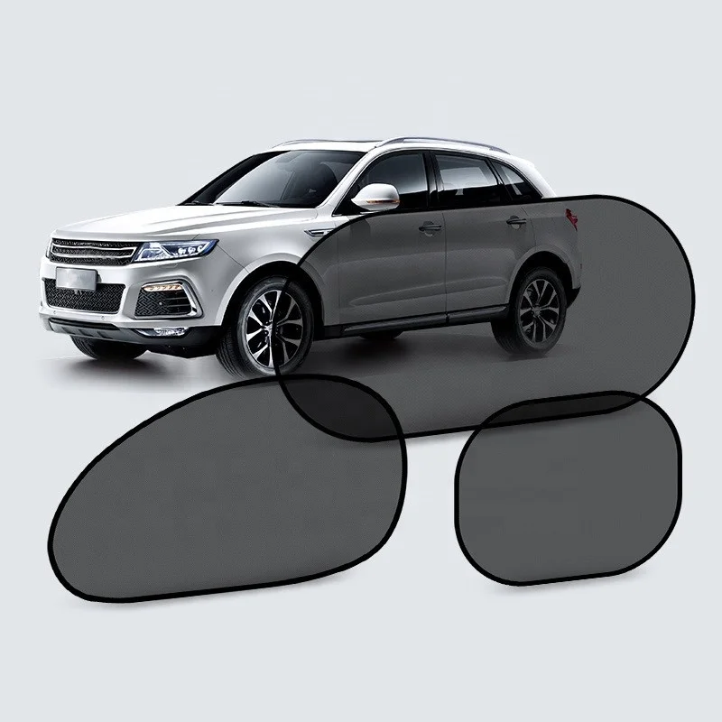 Car Side Rear Window Foldable Screen Visor Sun Shade Mesh Cover Windshield Sunshade