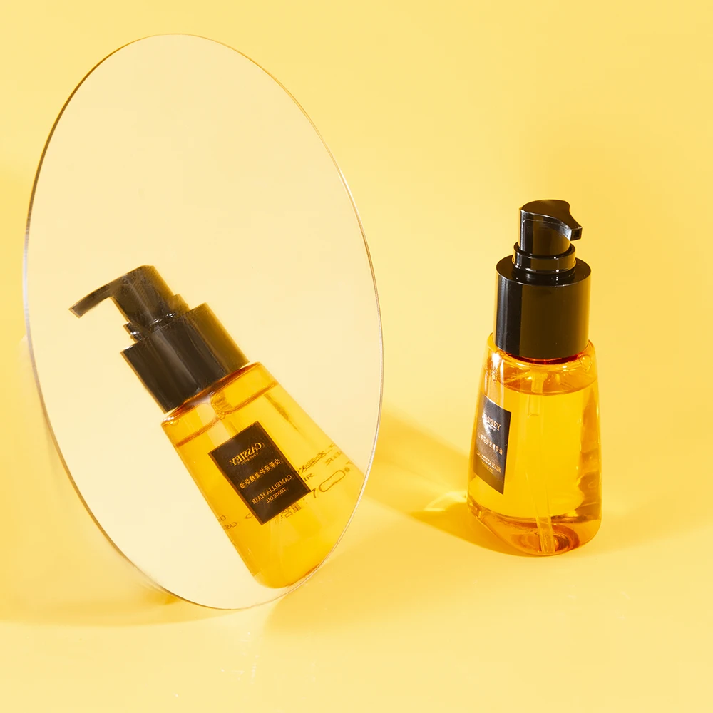 Low MOQ Luxury Gold Professional Spa Salon Smooth Moisturizing Repairing Damaged Oil Treatment Hair Repair Oil