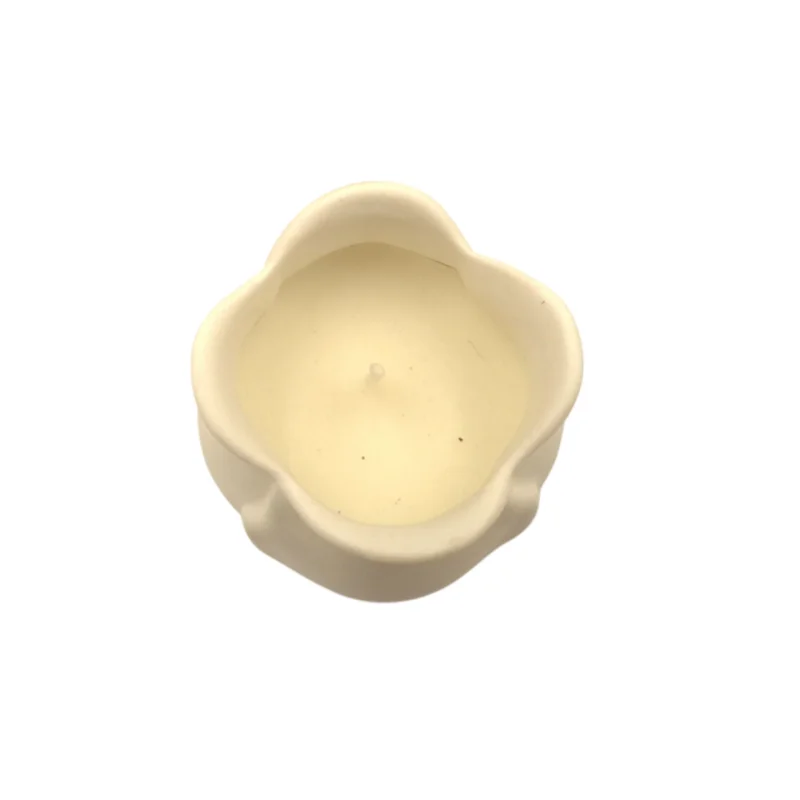 Elegant Floral Ceramic Jars Scented Candles 100g Wholesale Soy Wax Aroma Candles for Wedding Gift