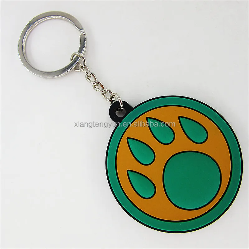 Silicone rubber keychain custom bratz doll rubber keychain rubber tyre keychain