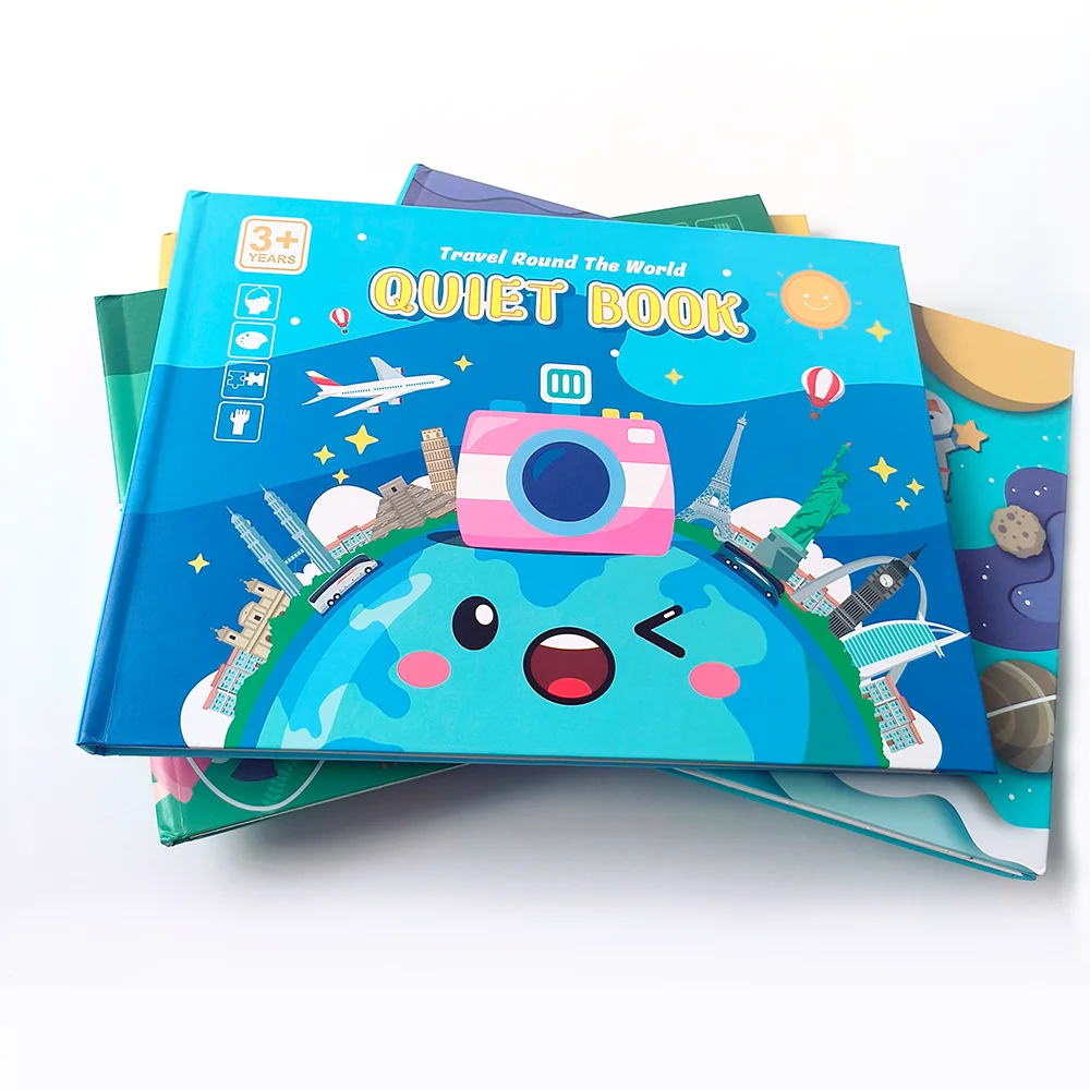 Factory outlet children toys sticker book for kids  learning busy book quiet book toddlers