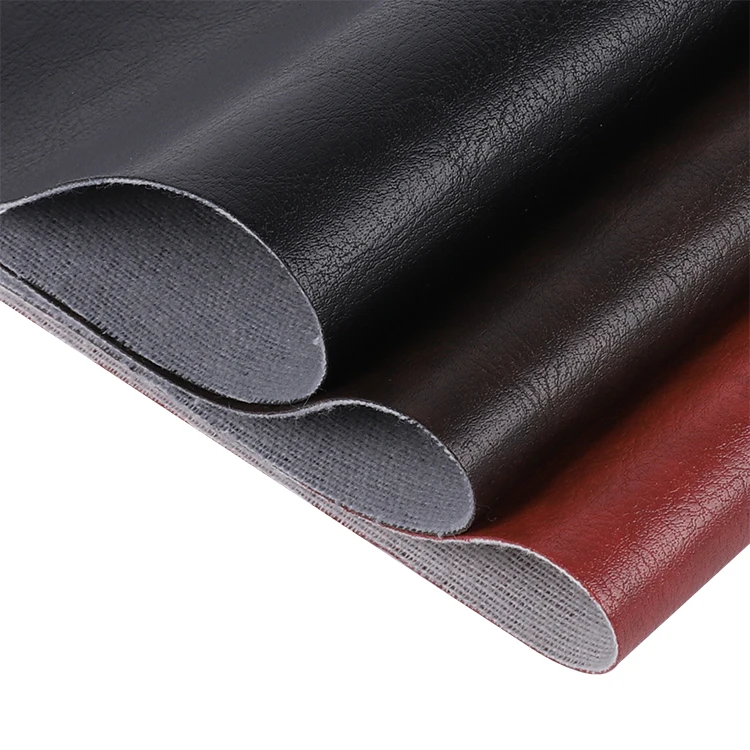 Durable 0.9 Mm Thick Embossing Upholster Furniture Seat Pu Synthetic Leather Fabric For Sofa